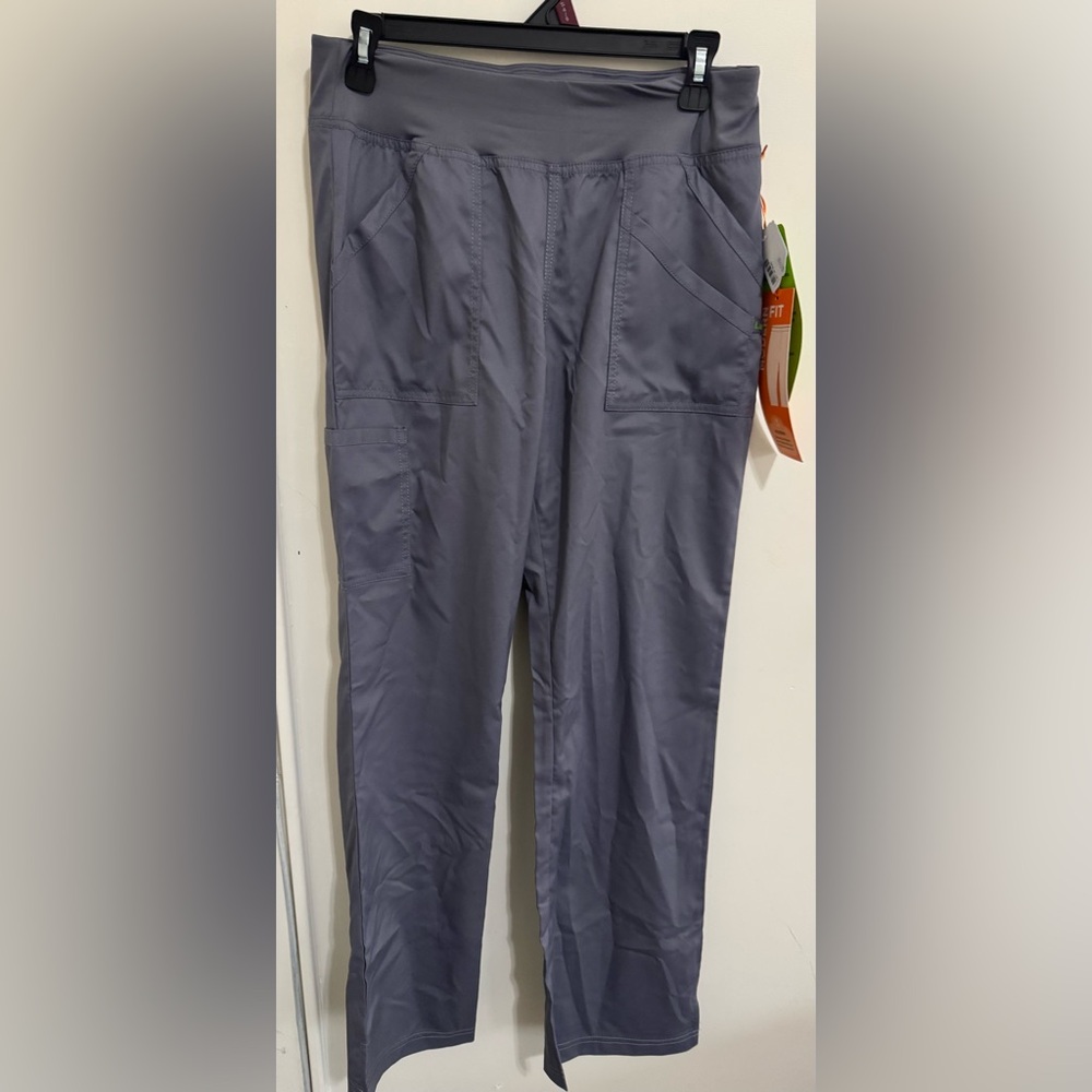 Landau Proflex Scrub Pants Womens Sz S grey Modern Fit Wrinkle Resistant NWT - Picture 1 of 8